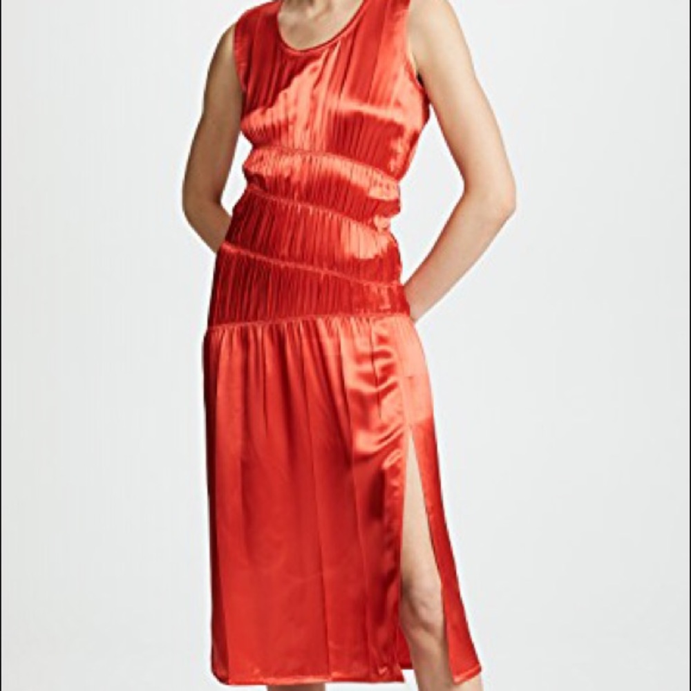 Helmut Lang Ruched Tank Dress